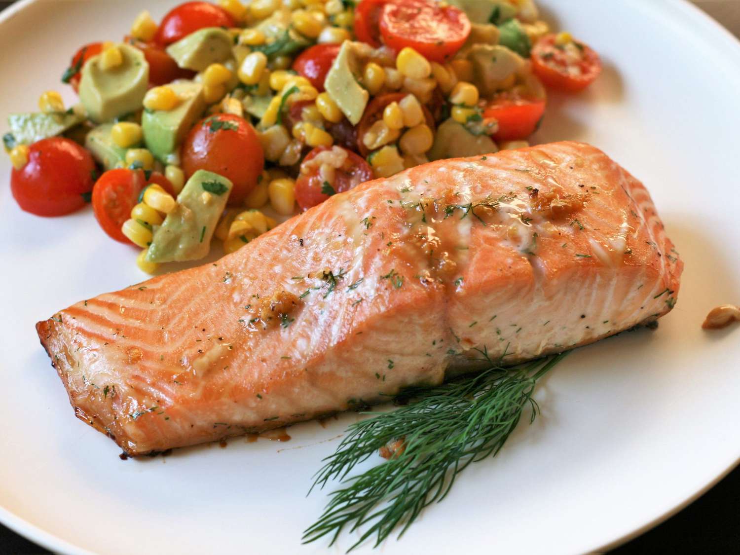 The Best Maple-Glazed Salmon with Dill