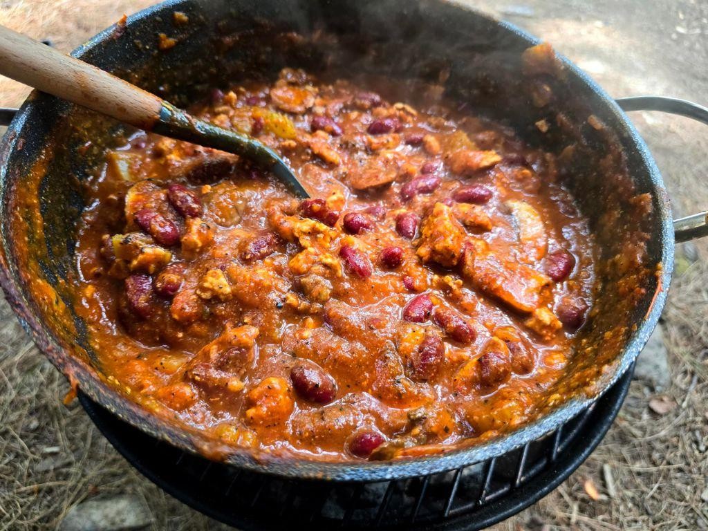 Grizzly Bear Campfire Chili with Smoky Chipotle