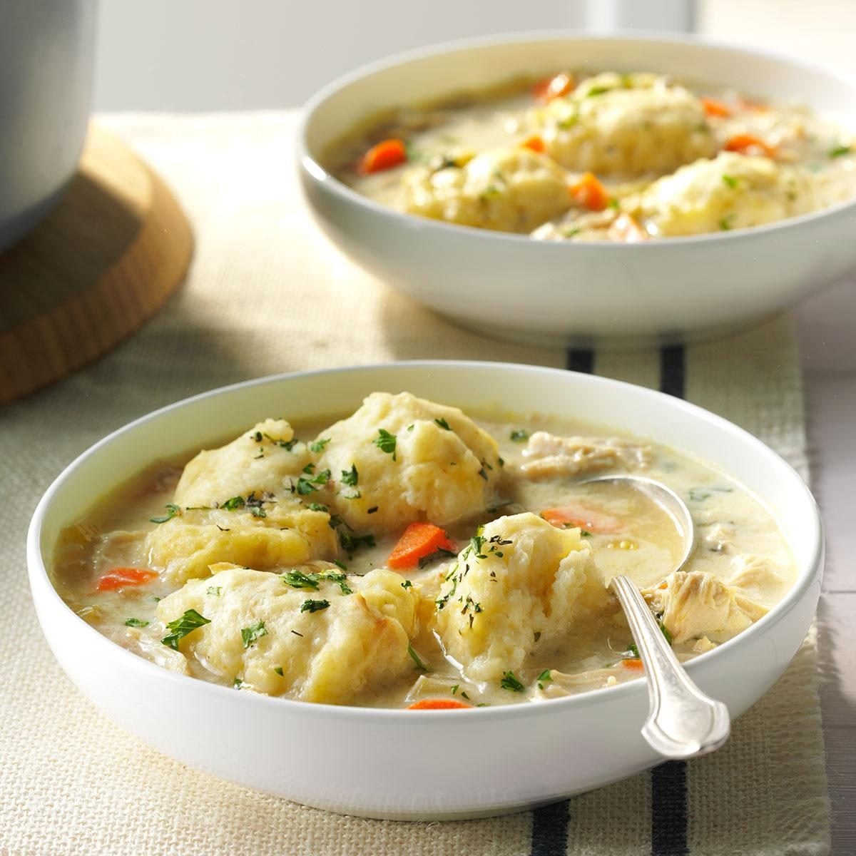 American Southern Chicken and Dumplings