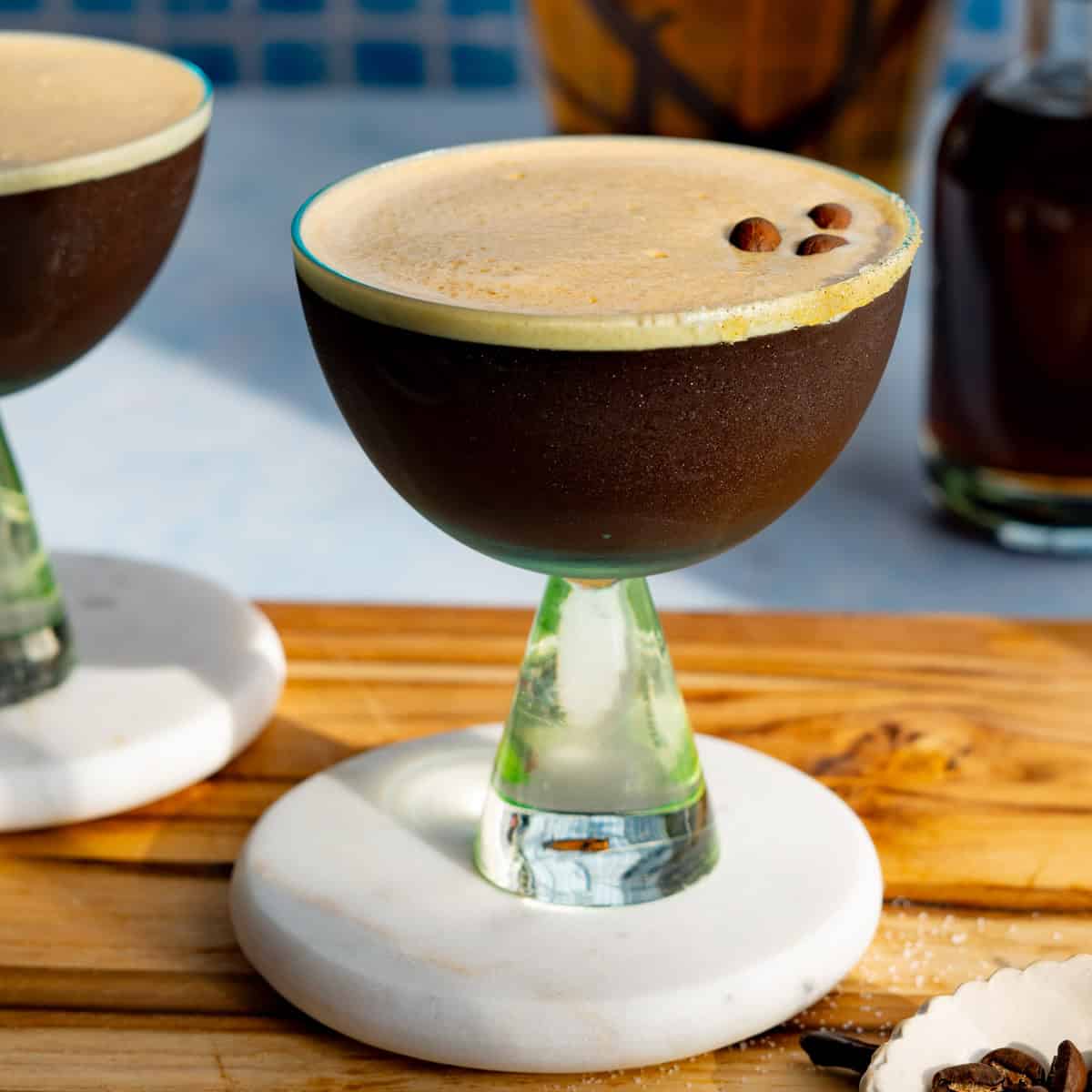Espresso-Infused Vanilla Vodka Martini