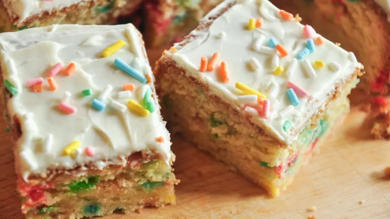 Fun-derful Funfetti Cookie Bars