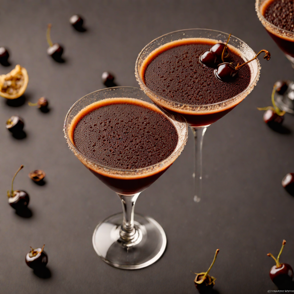 Velvet Dark Cherry Espresso Martini