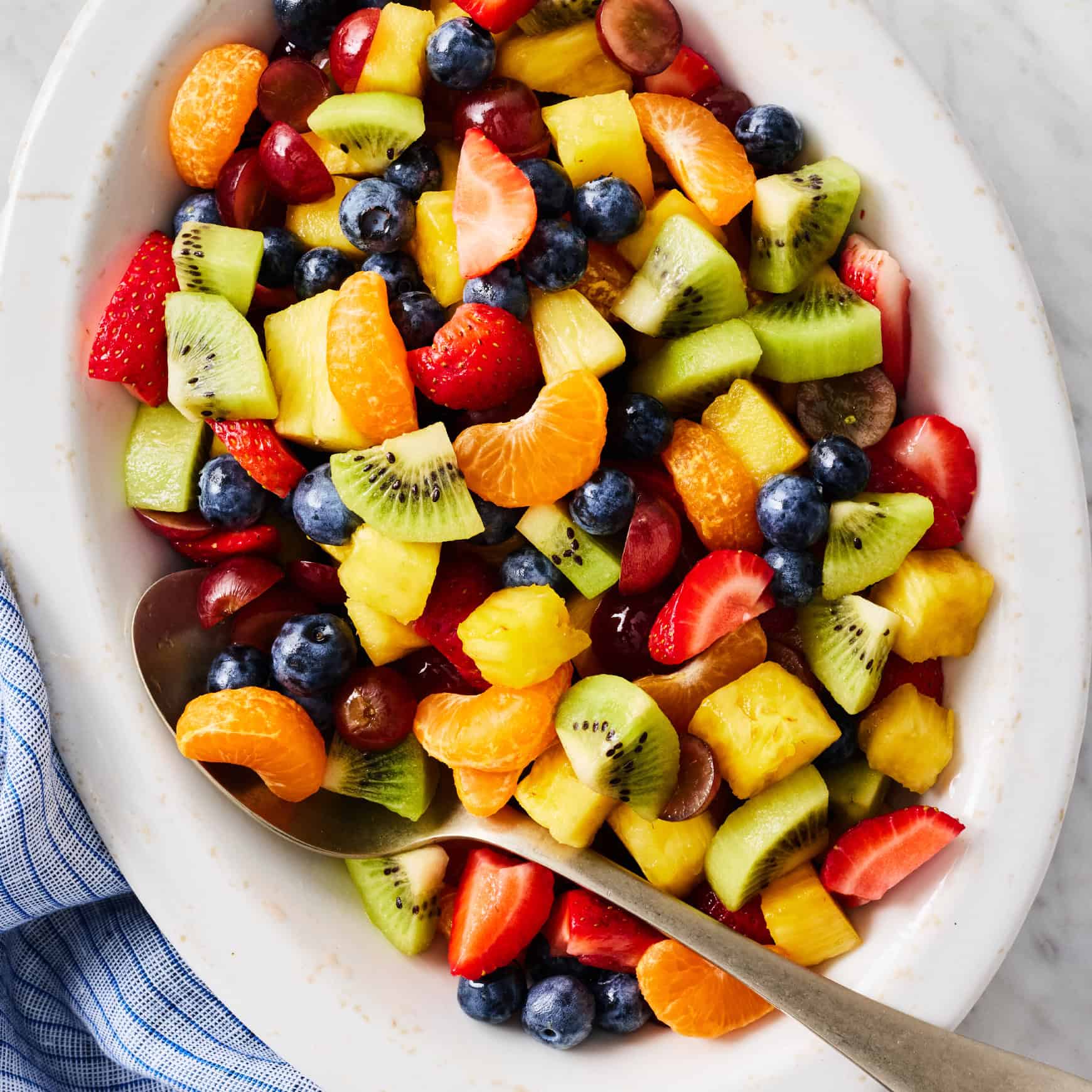 Gummy Bear Fruit Salad with Citrus Zest