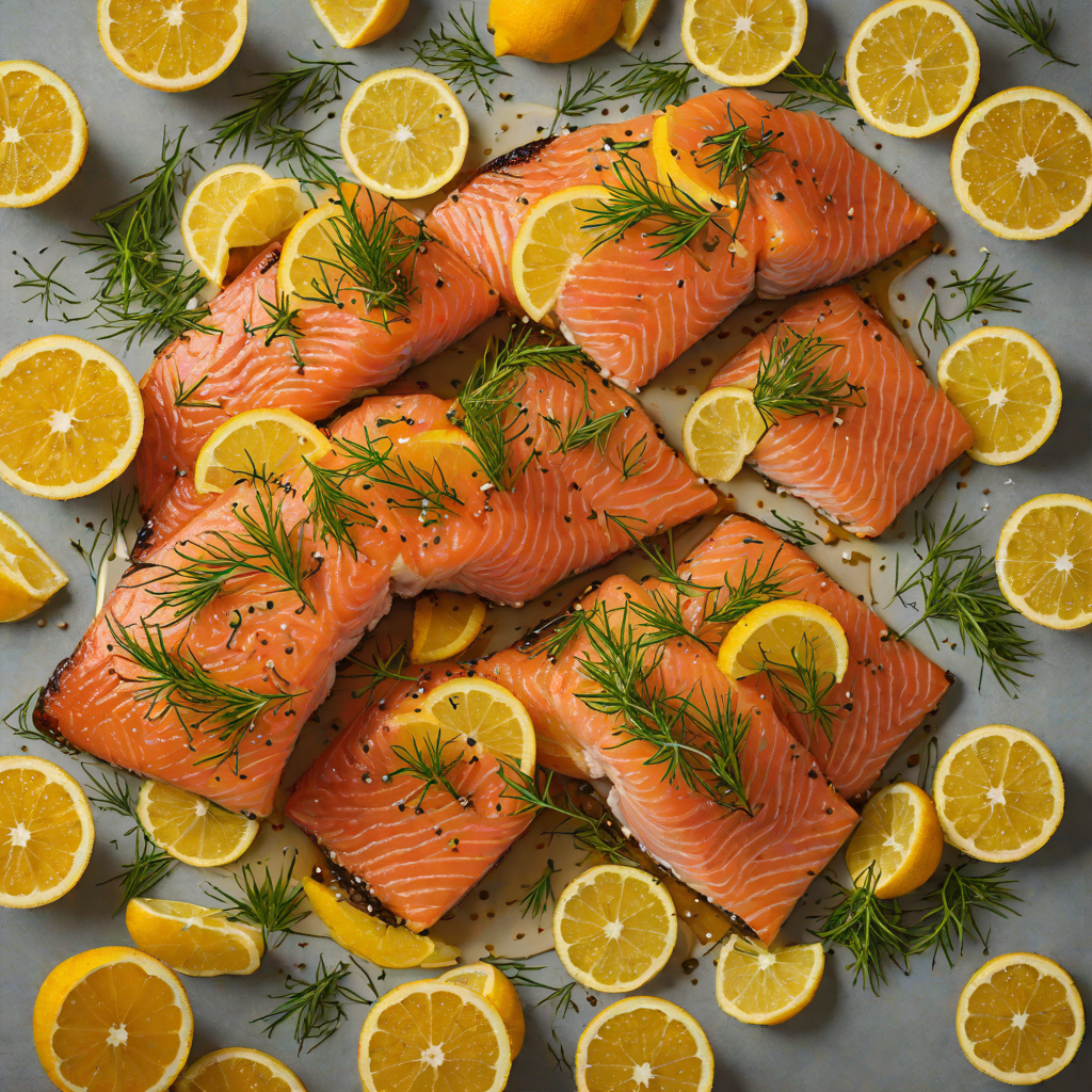 Maple-Glazed Smoked Salmon with Citrus and Dill