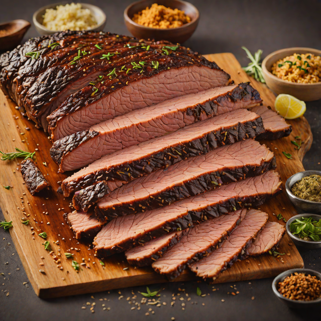 Hickory-Smoked Beef Brisket with Dry Rub