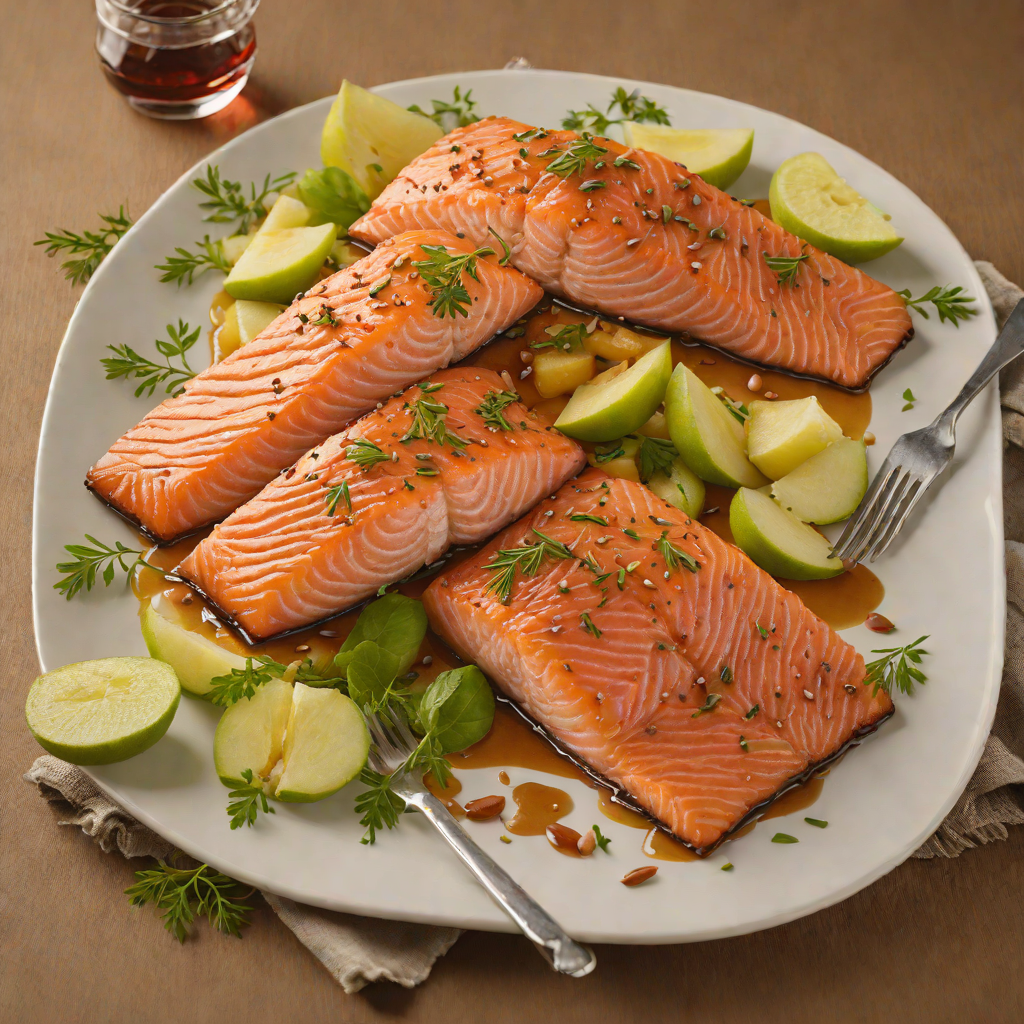 Applewood-Smoked Salmon with Maple Glaze