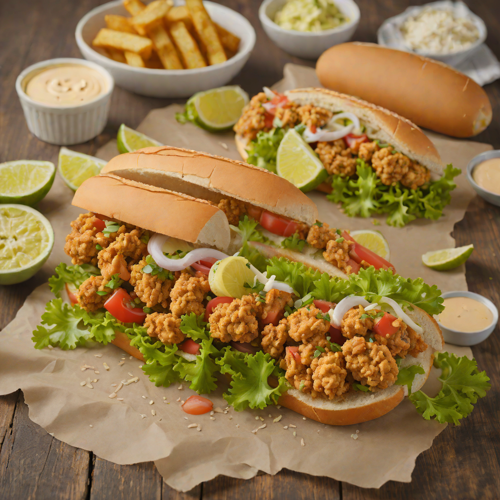 Pan-Fried Catfish Po' Boy with Cajun Remoulade