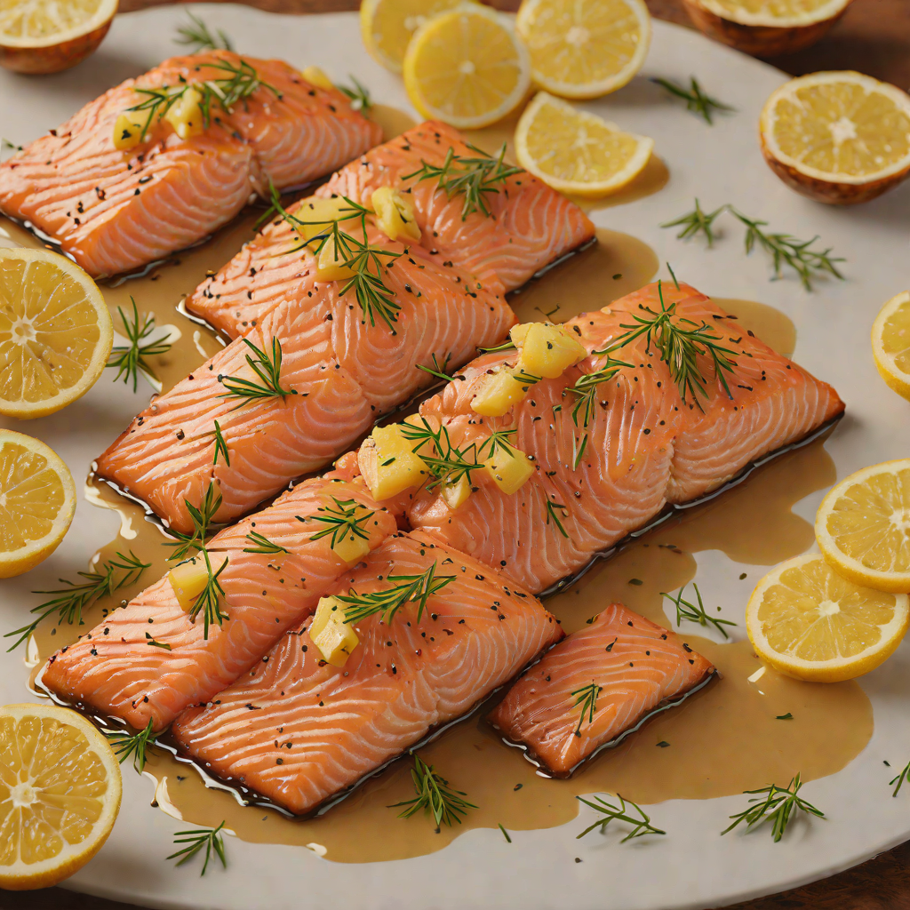 Applewood-Smoked Salmon with Maple-Dijon Glaze