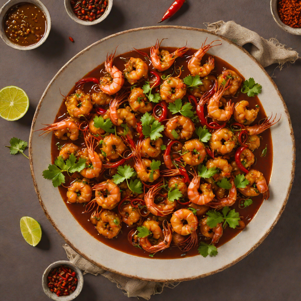 Goan Prawn Balchão Pickle with Tamarind and Red Chili