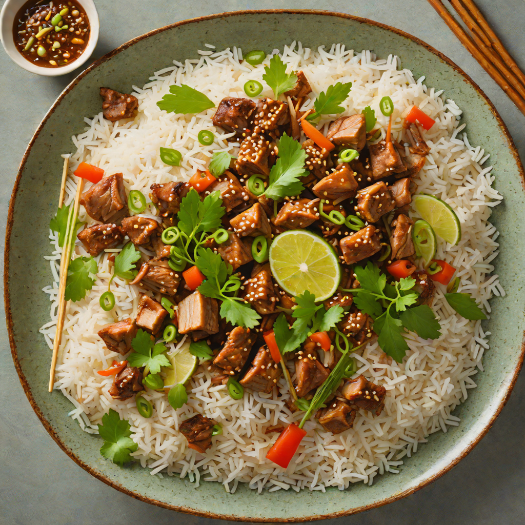Stir-Fried Lemongrass Pork with Jasmine Rice