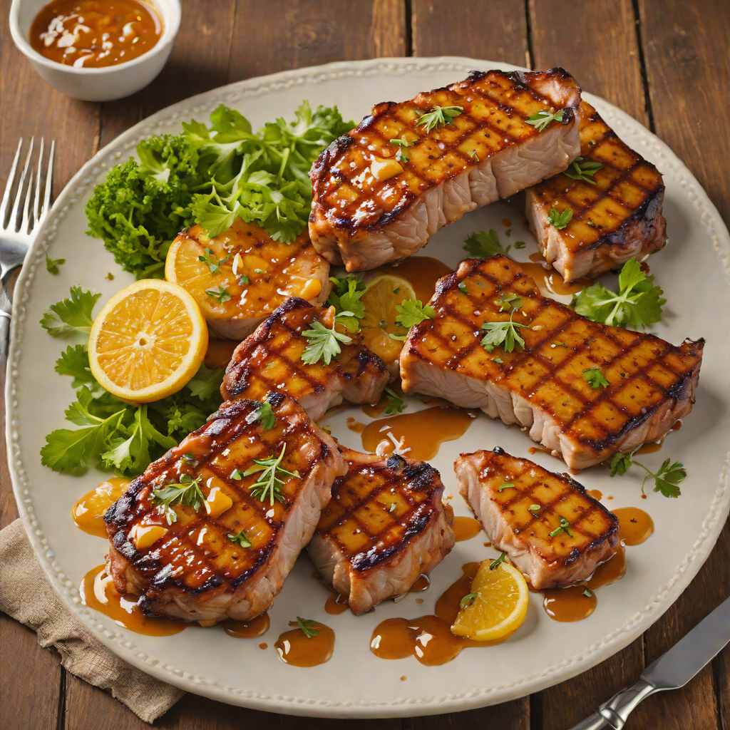 Zoo Keeper’s Honey-Glazed Grilled Pork Chops