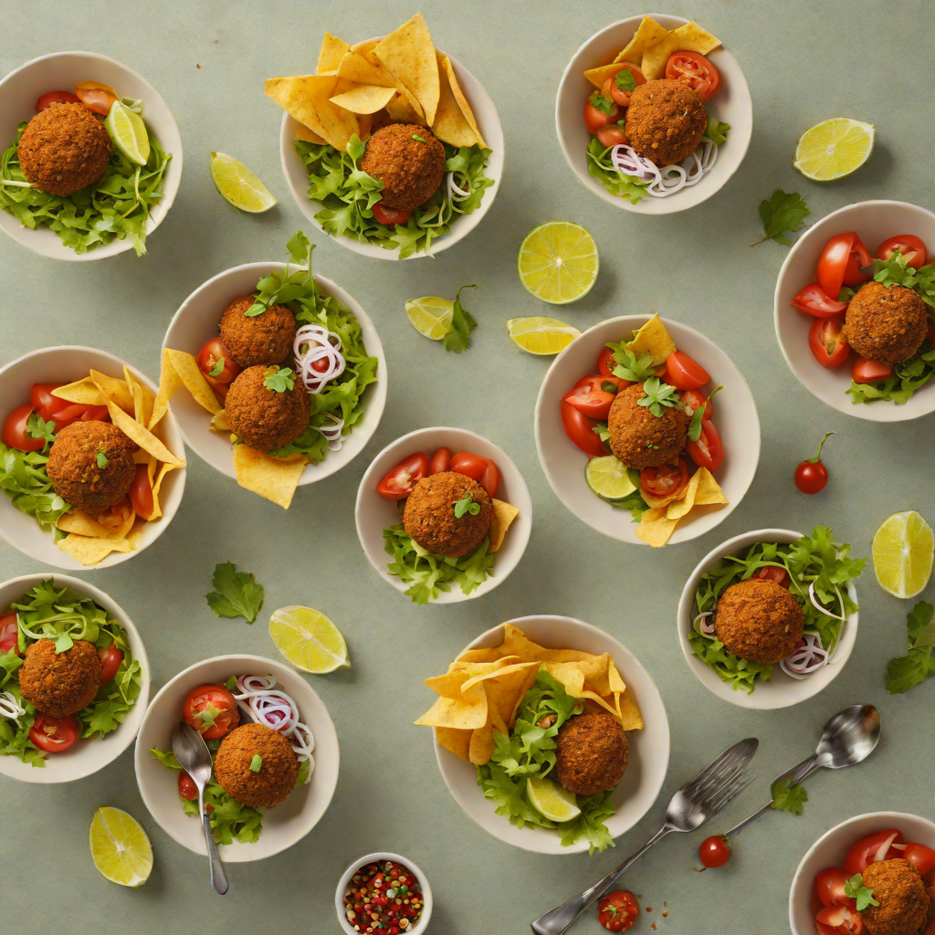Mediterranean Mini Golf Falafel Bowls