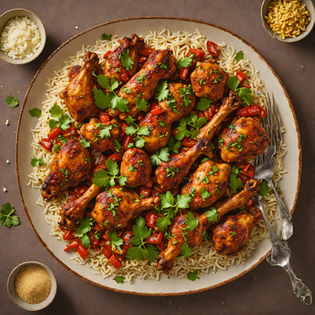 Quick Sautéed Ethiopian Berbere Chicken with Garlic and Ginger