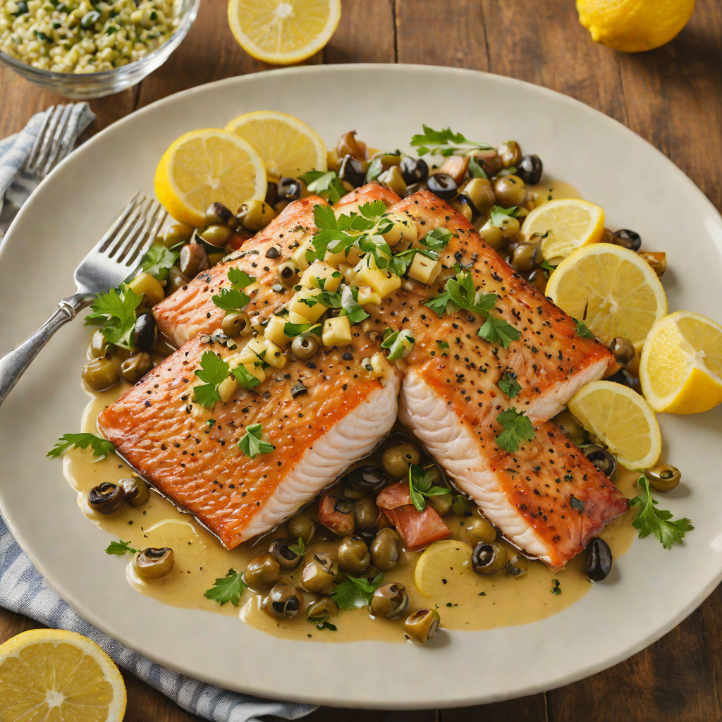 Pan-Seared Regional Trout with Lemon-Caper Sauce