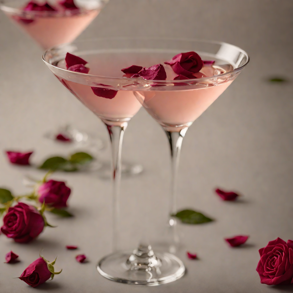 Velvet Rose Vodka Martini