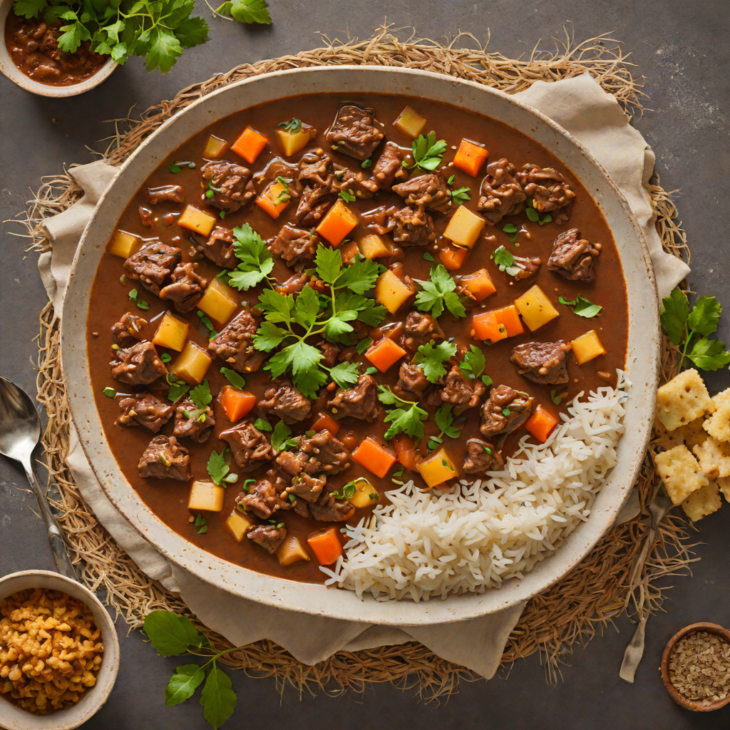 Slow-Simmered Tanzanian Beef Stew with Coconut and Cassava