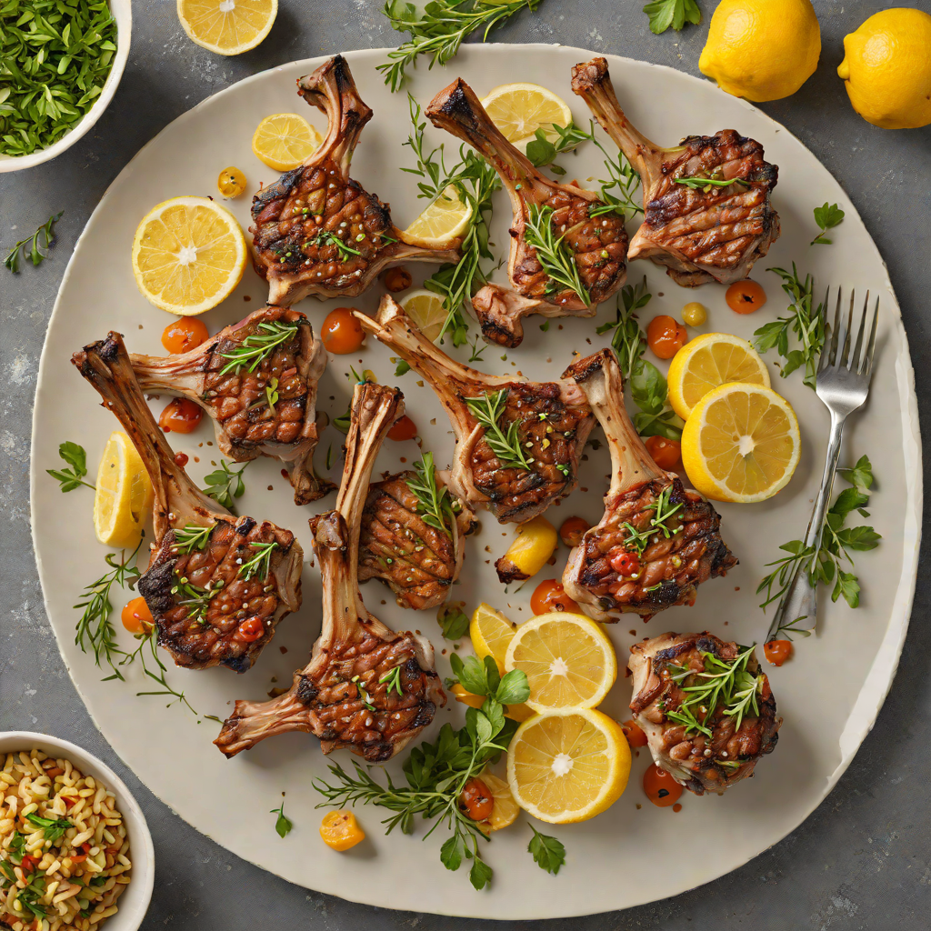 Lemon-Thyme Roasted Mediterranean Lamb Chops