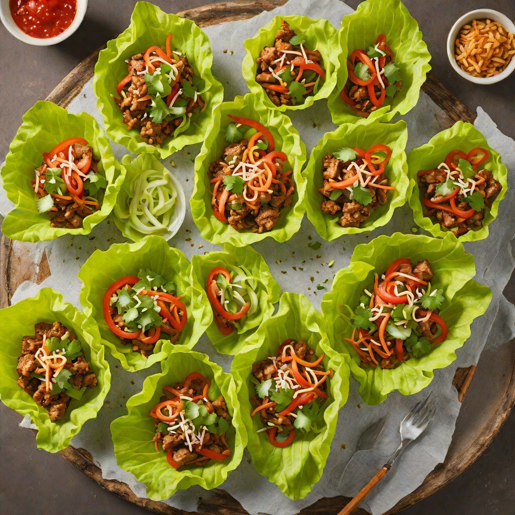 Spicy Korean-Style Pork Lettuce Wraps