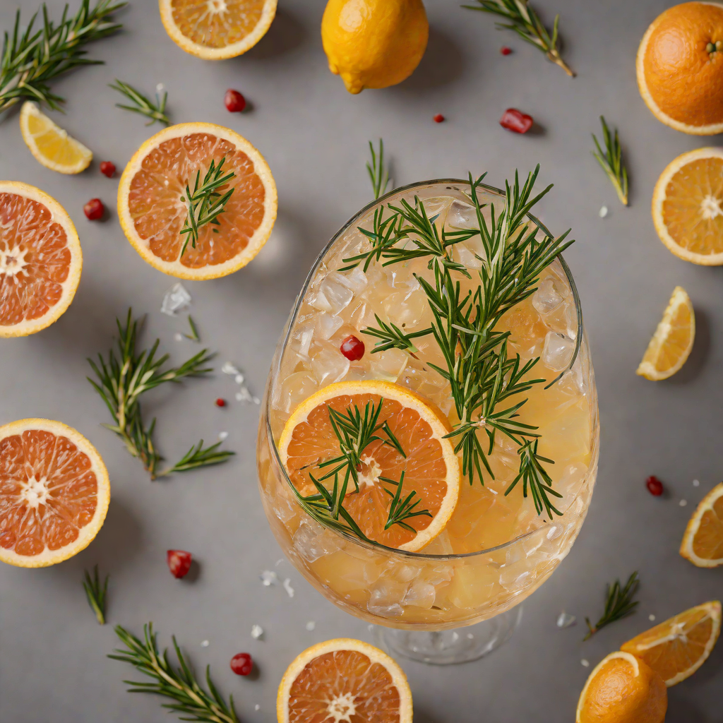 Rosemary Grapefruit Gin Smash
