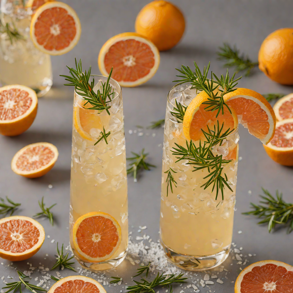 Rosemary Grapefruit Sparkler