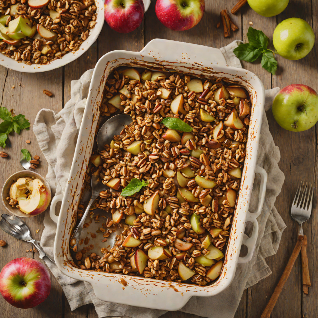 Oven-Roasted Spiced Apple Crisp