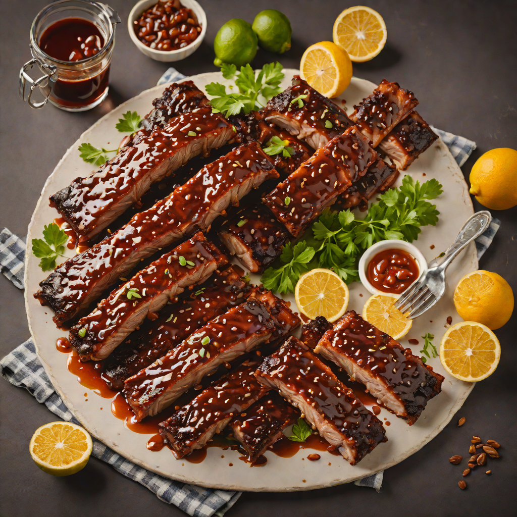 Smoked Citrus-Maple Glazed BBQ Ribs