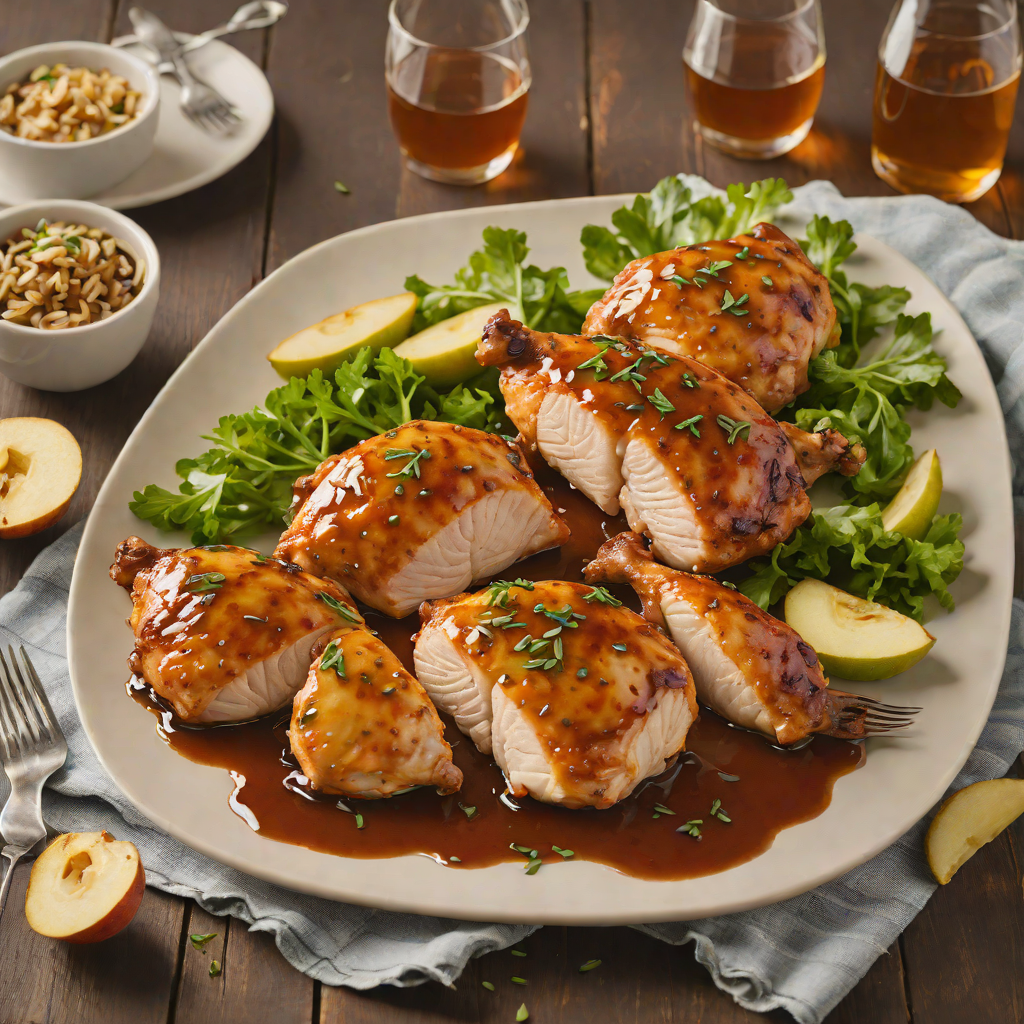 Pan-Seared Chicken with Ohio-Inspired Apple Cider Glaze