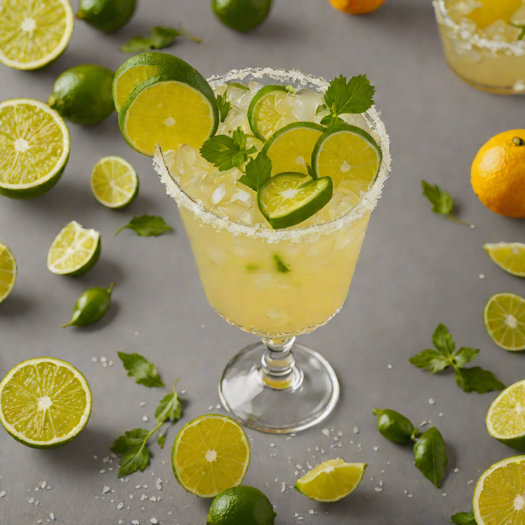 Citrus and Jalapeño Margarita Cocktail