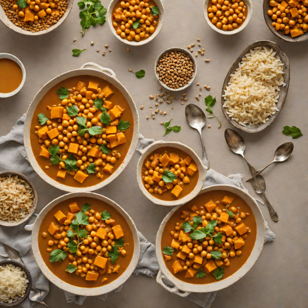 Wattleseed-Spiced Sweet Potato and Chickpea Curry