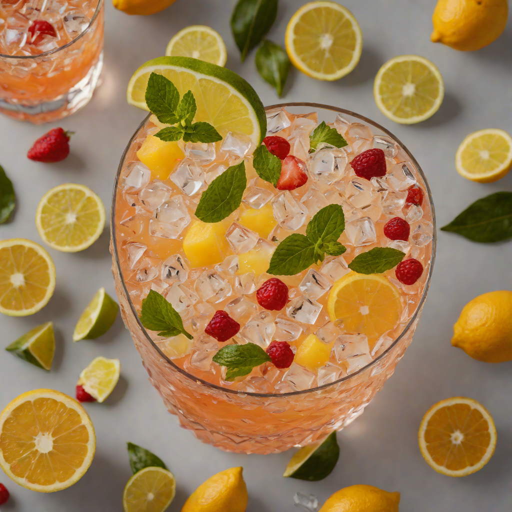 Tropical Sunset Gin Smash