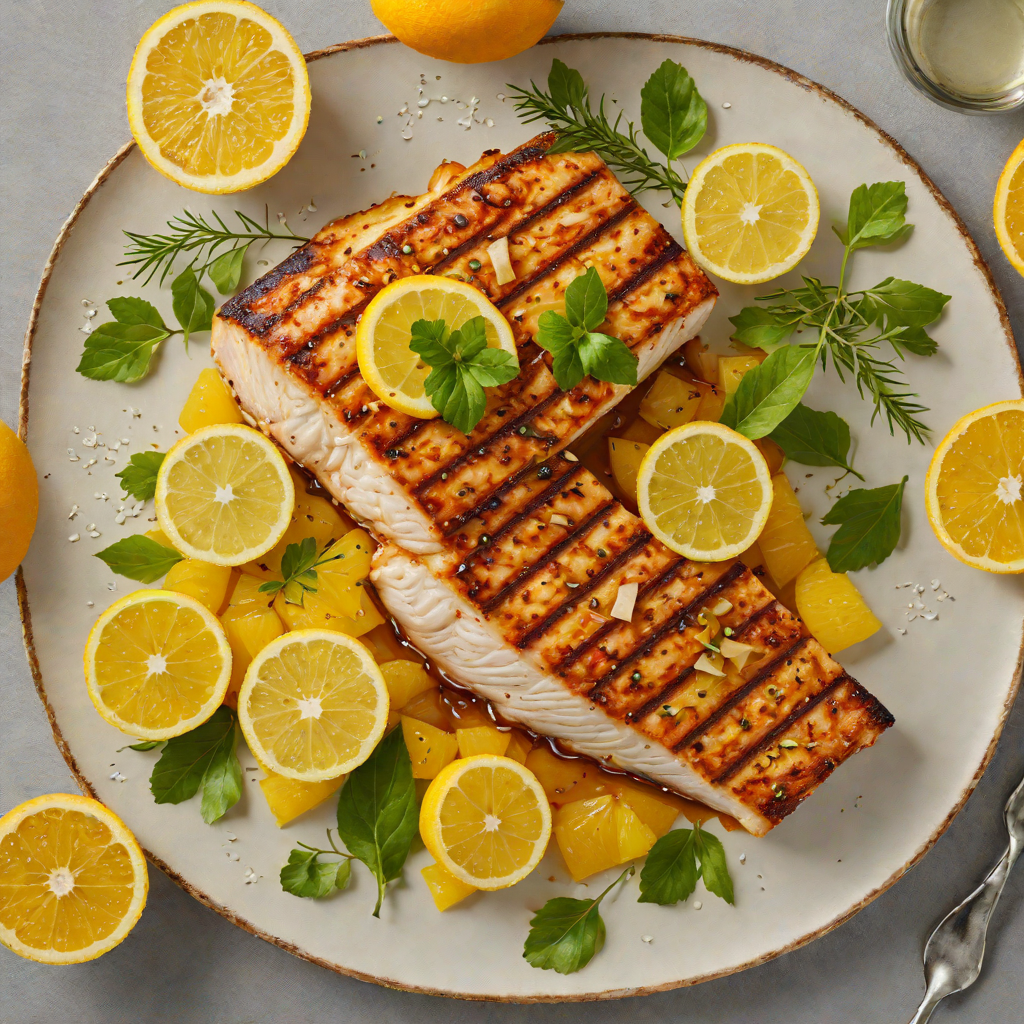 Grilled Mahi-Mahi with Citrus-Honey Glaze