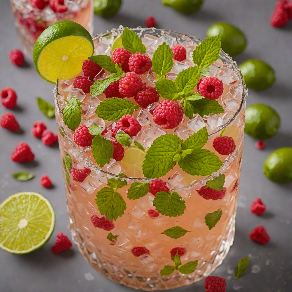 Raspberry Rum Mojito Smash