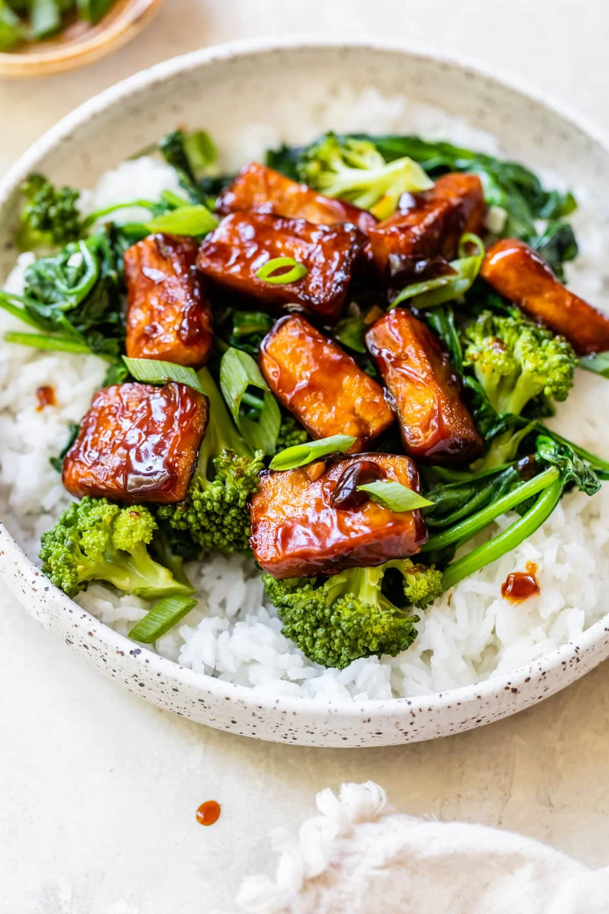 Teriyaki Tofu Stir-Fry with Rice