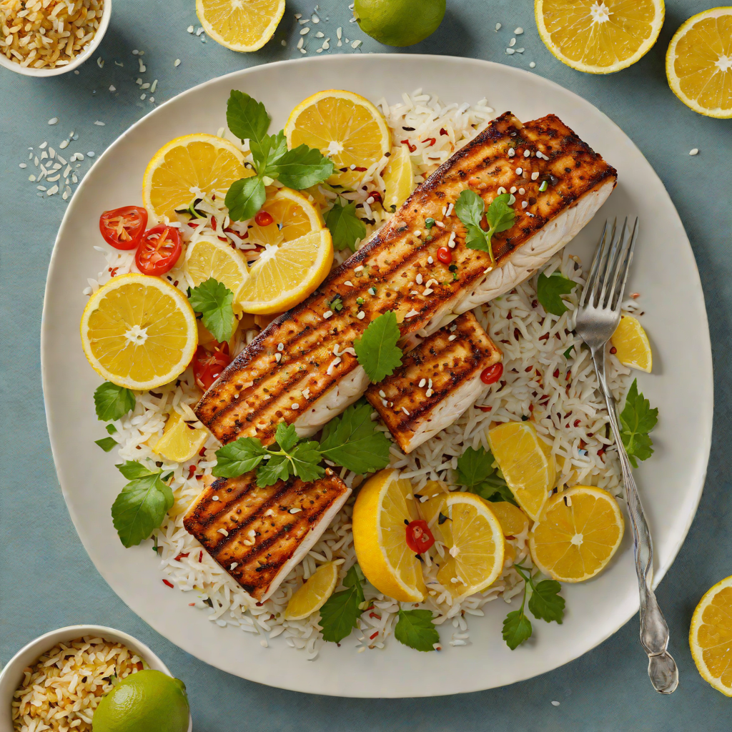 Grilled Mahi-Mahi with Citrus and Hawaiian Sea Salt