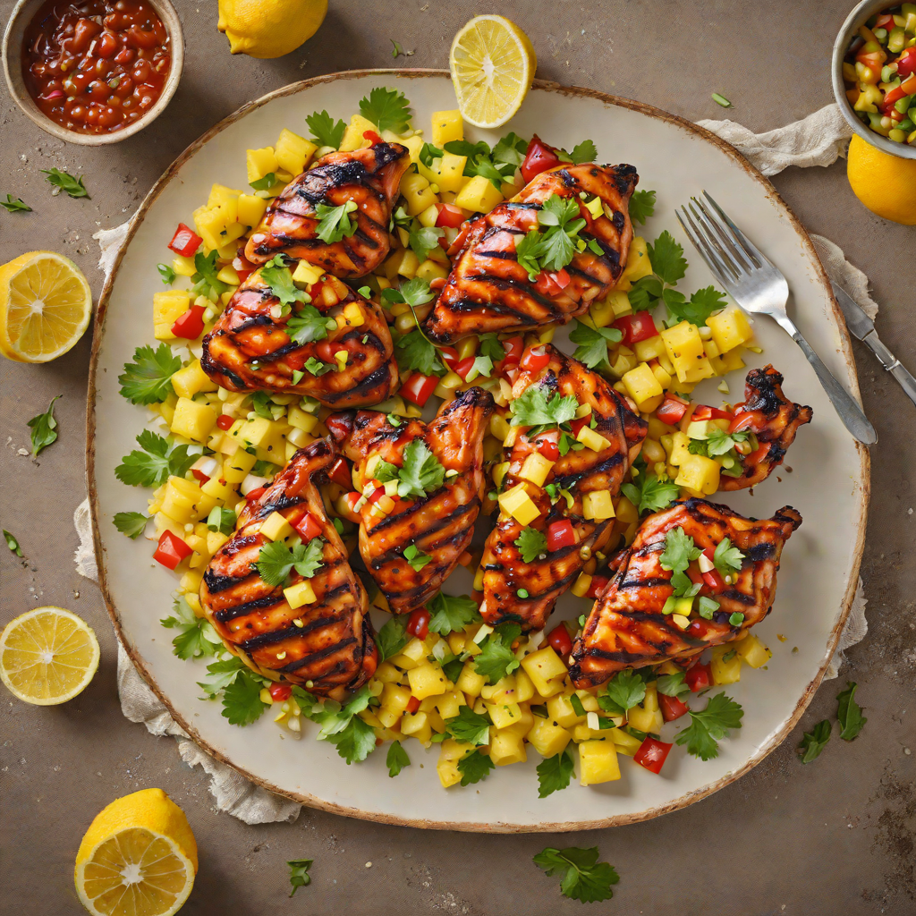 Smoky Citrus BBQ Chicken with Pineapple Salsa