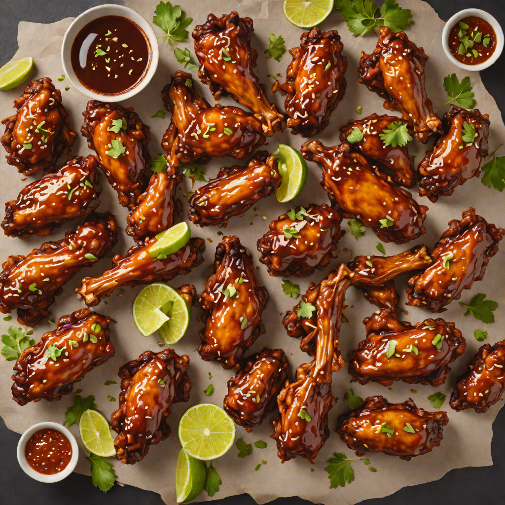 Double-Fried Korean Chicken Wings with Spicy Soy Glaze