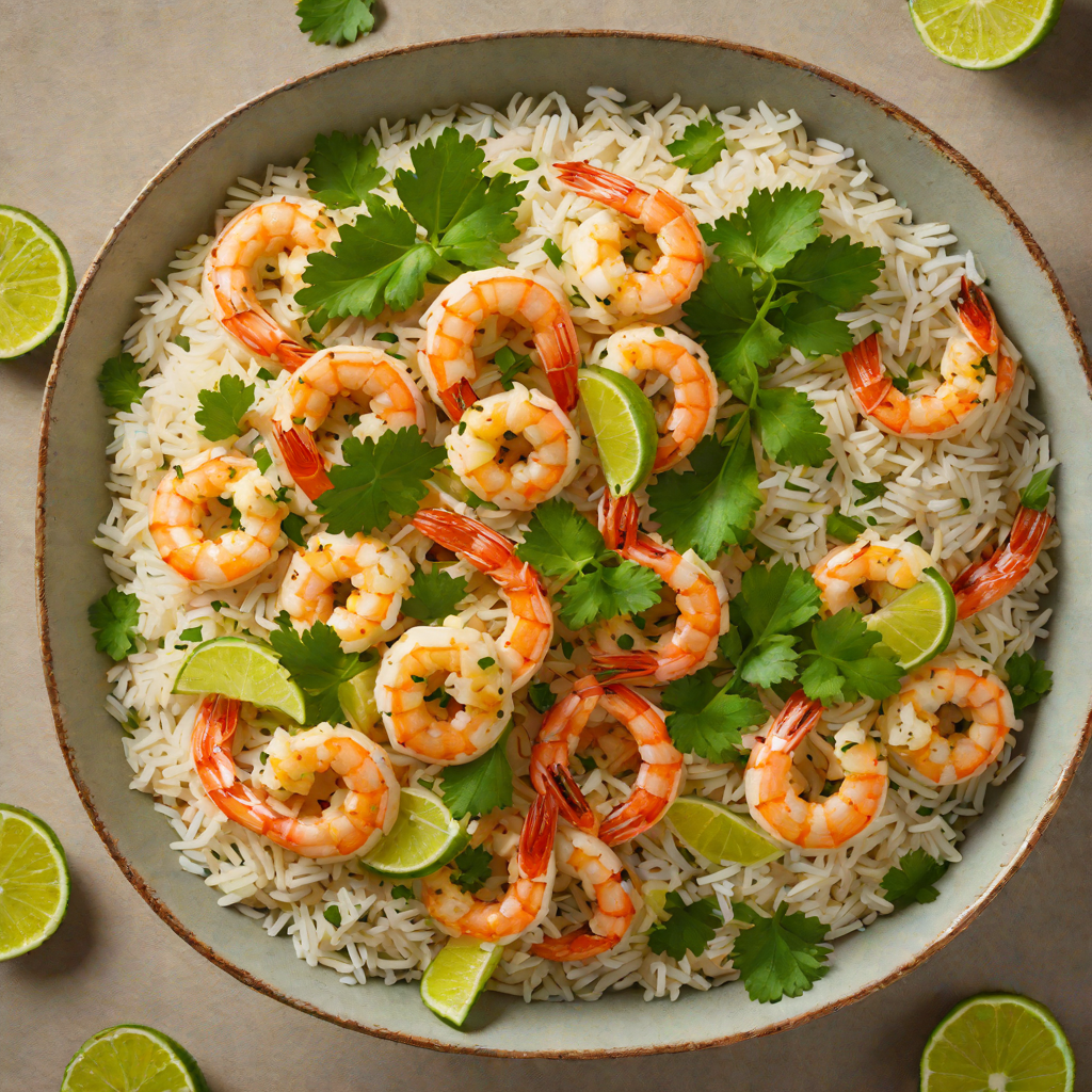 Coconut-Lime Shrimp Rice Bowl with Cilantro