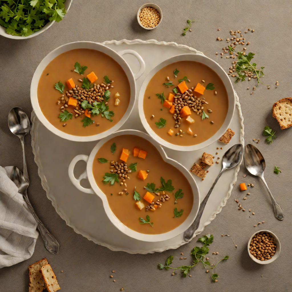 Shelter-Style Root Vegetable and Lentil Soup