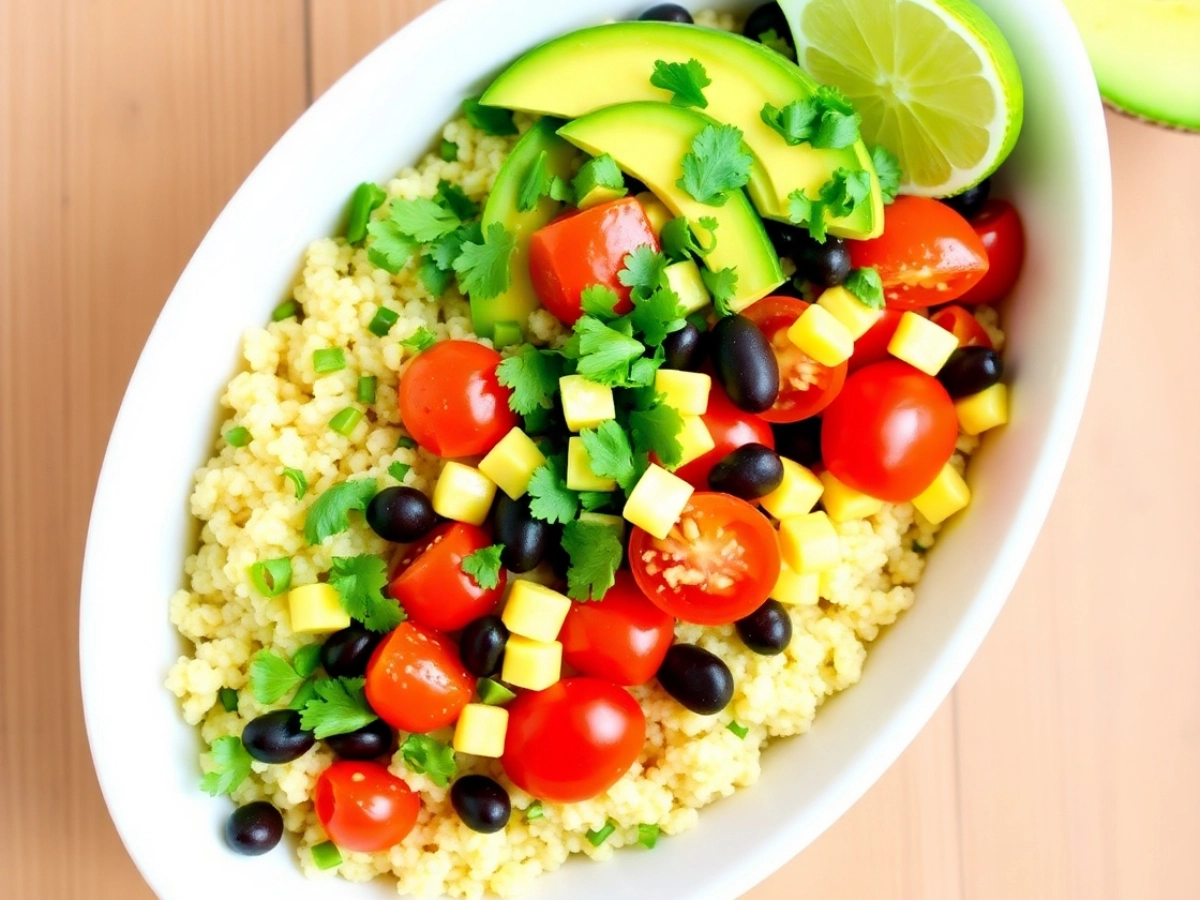 Mango-Cilantro Lime Quinoa Bowl