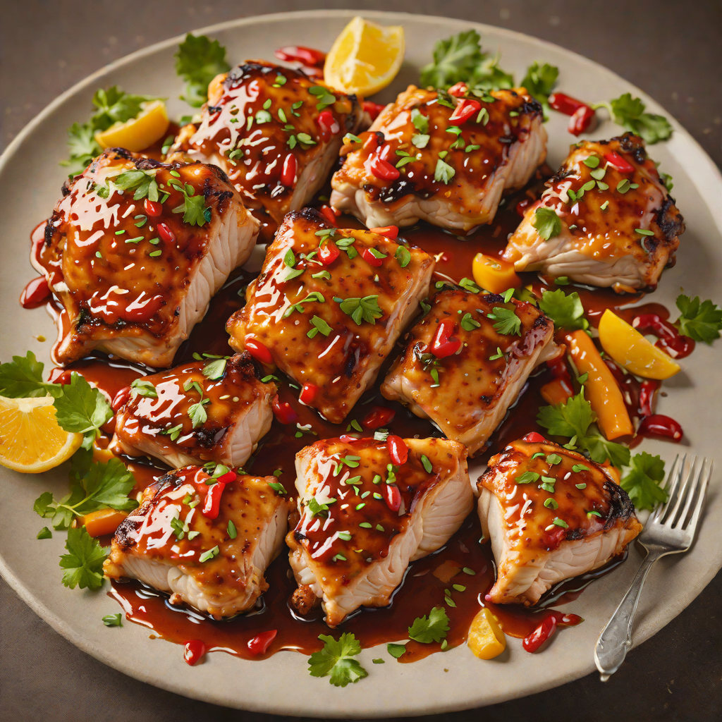 Pan-Seared Chicken Thighs with Sweet Chili Glaze