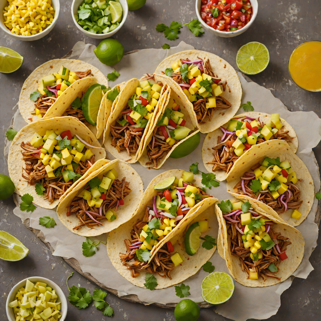 Chipotle-Lime Pulled Pork Tacos with Pineapple Salsa