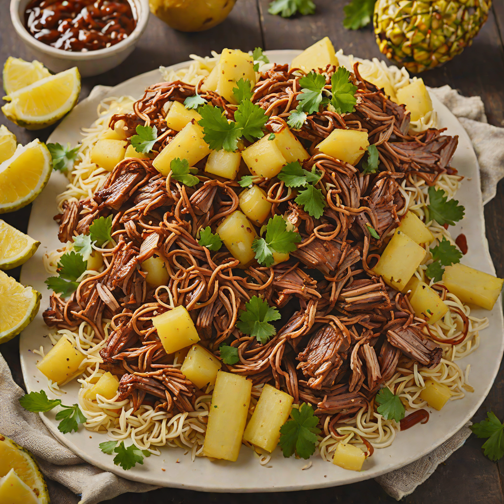 Smoky Pineapple-Glazed Pulled Pork BBQ