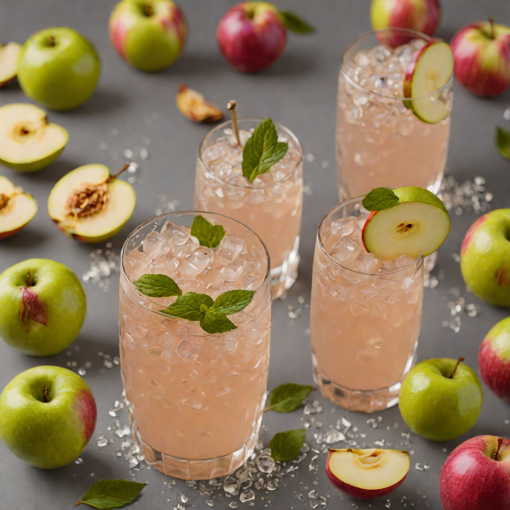 Sparkling Rose Apple Cooler
