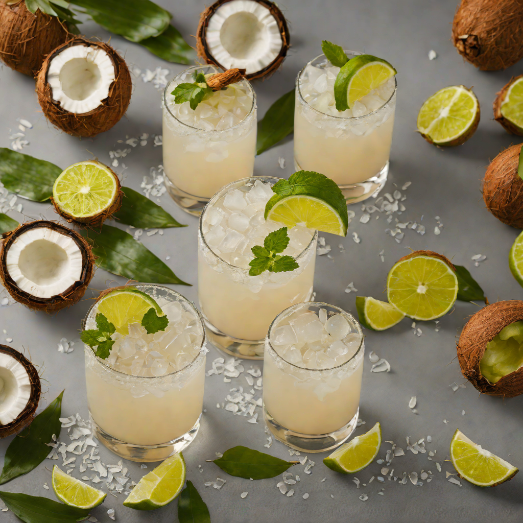 Tropical Coconut Tequila Fizz