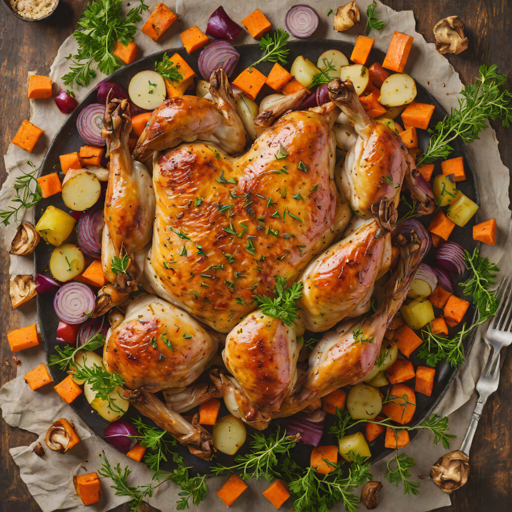 Baked North Woods Chicken with Root Vegetables
