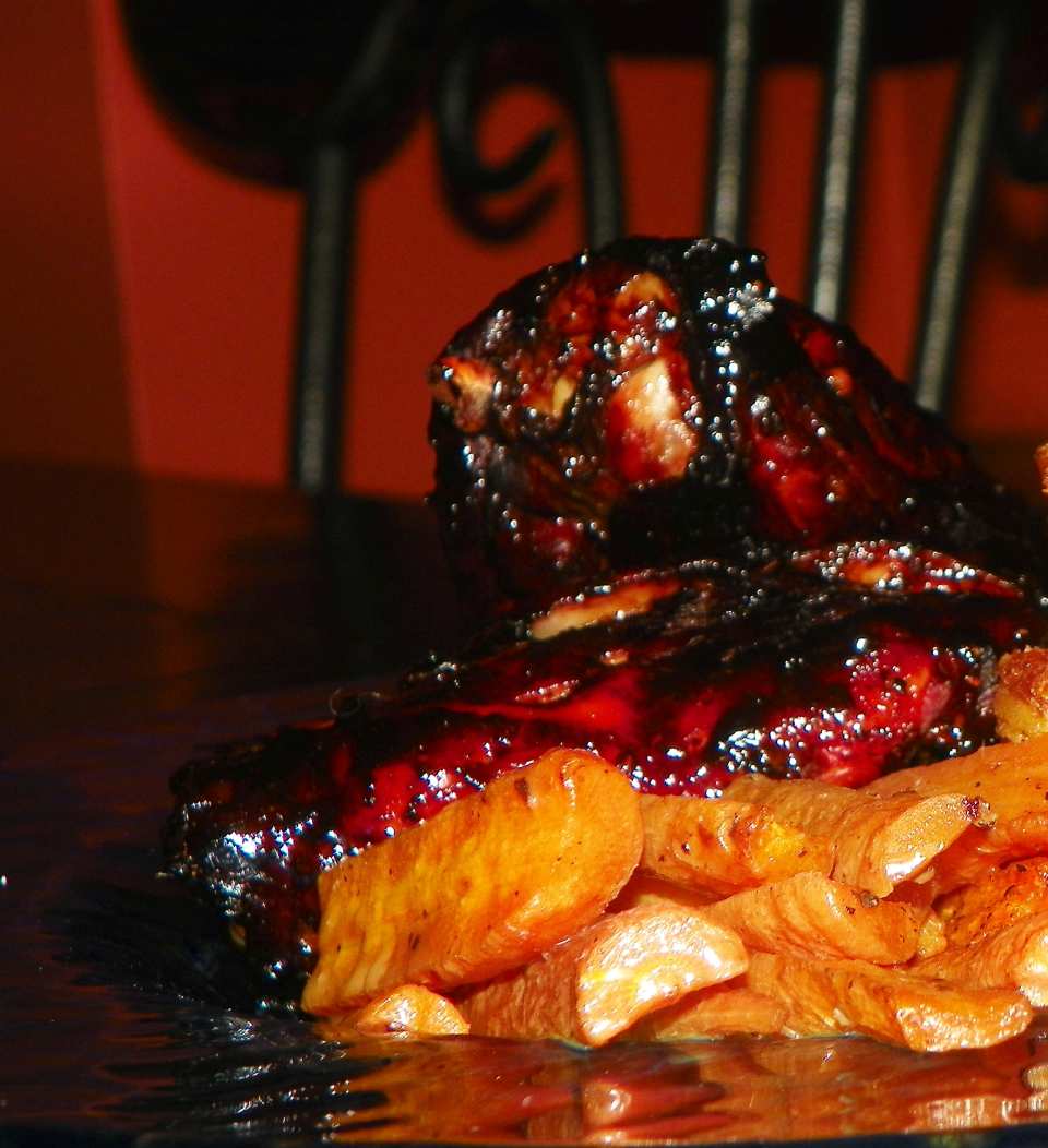 Grilled Bourbon-Glazed Chicken Thighs with Kentucky Maple