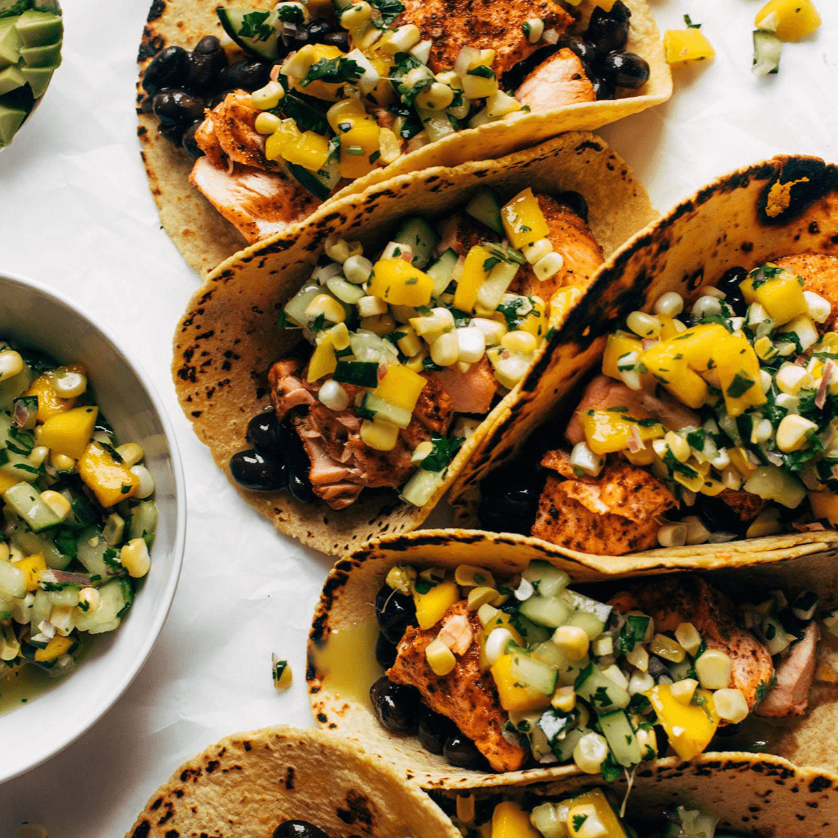 Grilled Citrus-Marinated Chicken Tacos with Fresh Cilantro Slaw