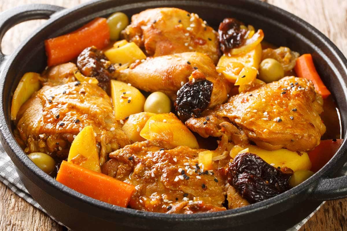 Stewed Chicken in Sweet Chicha Sauce