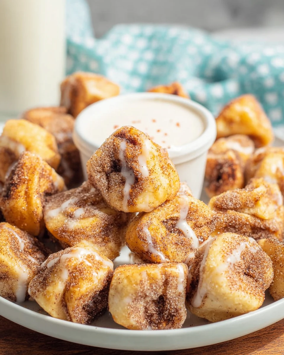 Phyllo-Wrapped Cinnamon Roll Bites