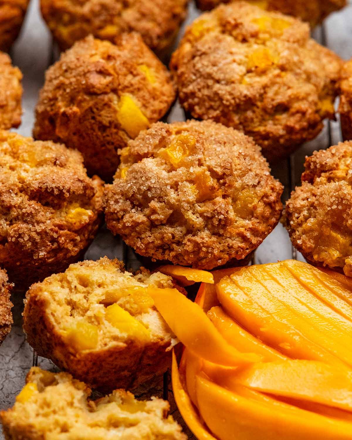 Mango Coconut Muffins with Cardamom